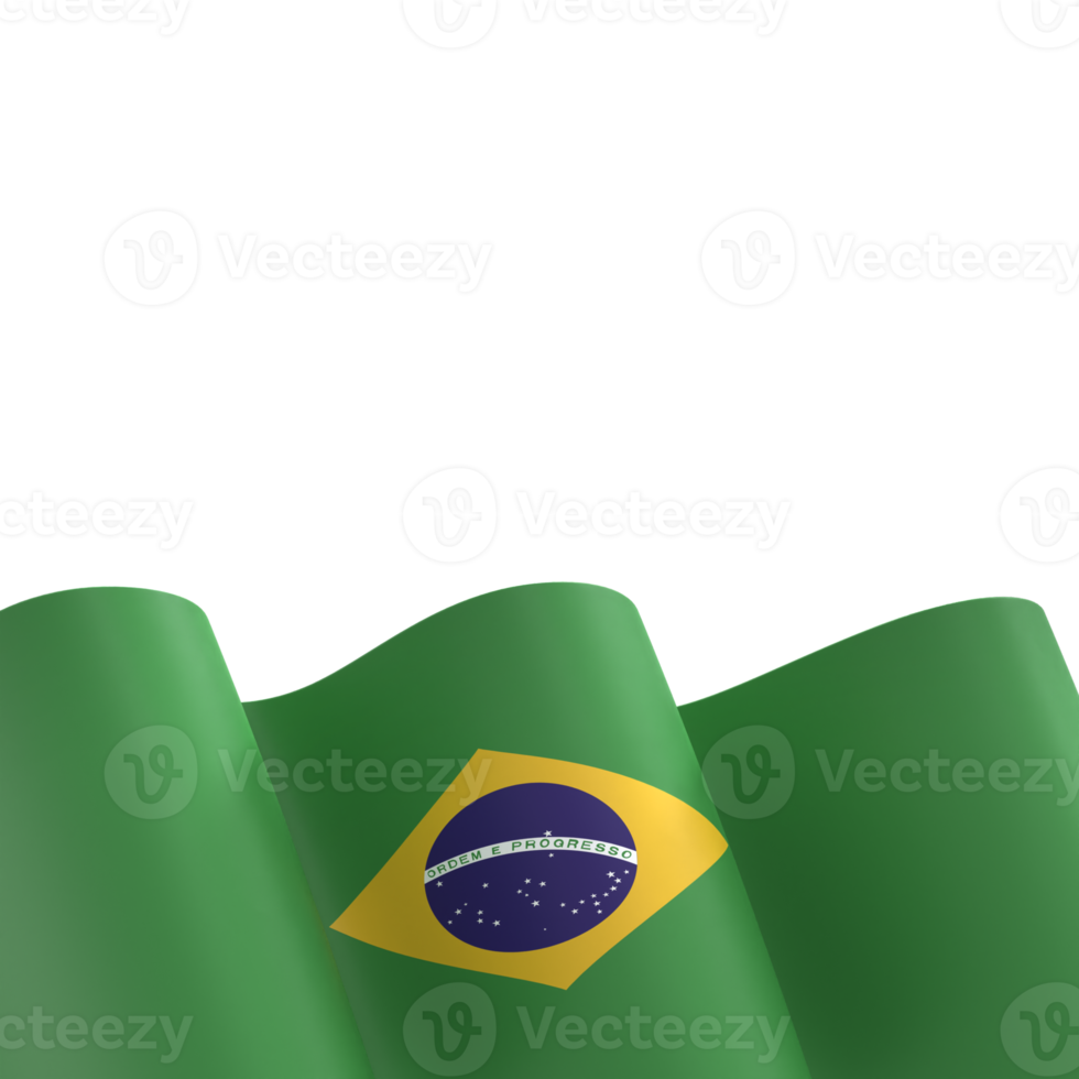 brasile bandiera design nazionale indipendenza giorno bandiera elemento trasparente sfondo png