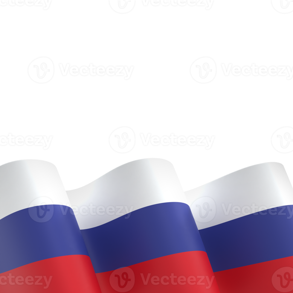 diseño de la bandera de rusia elemento de la bandera del día de la independencia nacional fondo transparente png