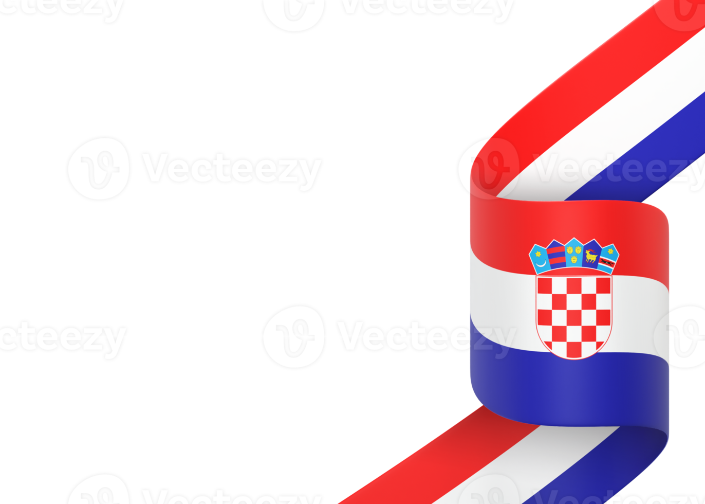 kroatien flag design nationaler unabhängigkeitstag banner element transparenter hintergrund png