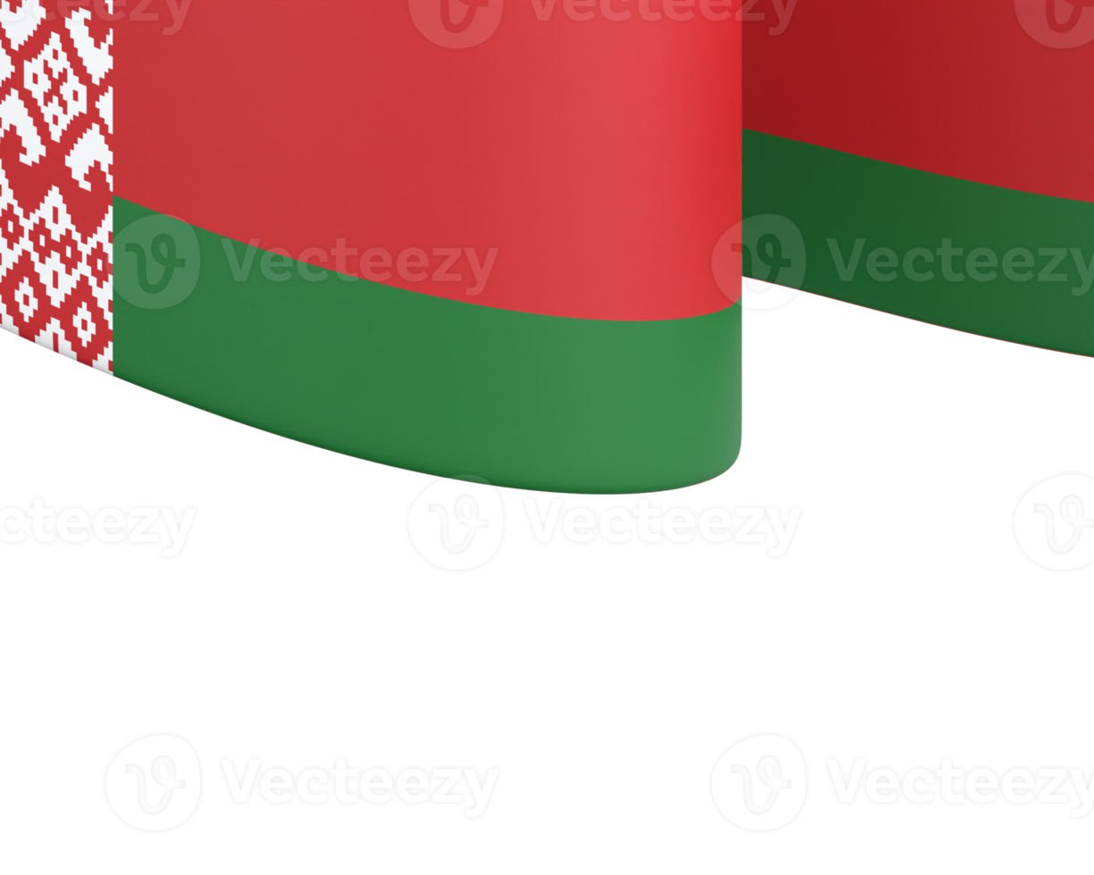 Belarus flag design national independence day banner element transparent background png