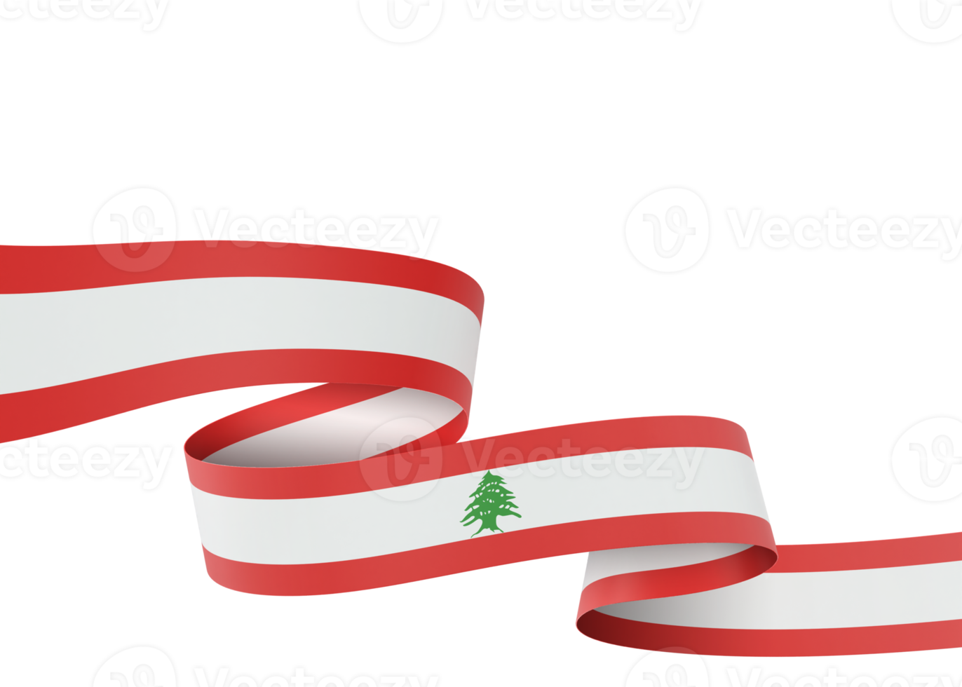 libanon flag design nationaler unabhängigkeitstag banner element transparenter hintergrund png