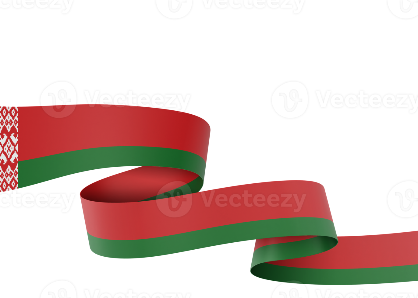 Belarus flag design national independence day banner element transparent background png