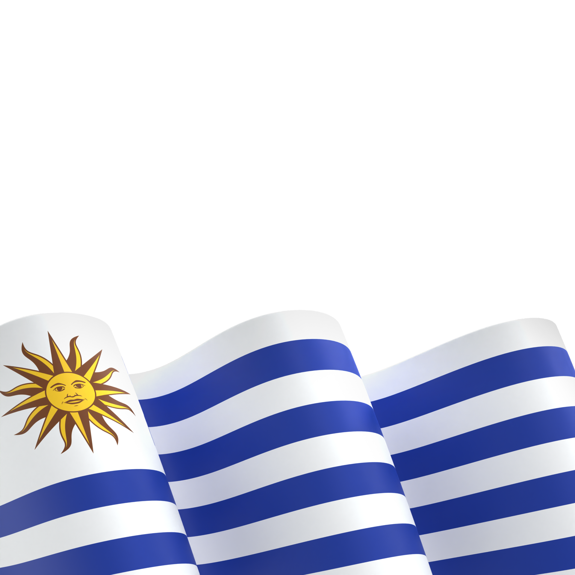 Uruguay bandiera design nazionale indipendenza giorno bandiera elemento