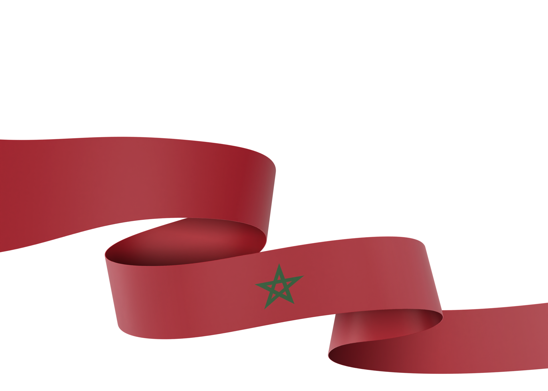 Morocco flag design national independence day banner element