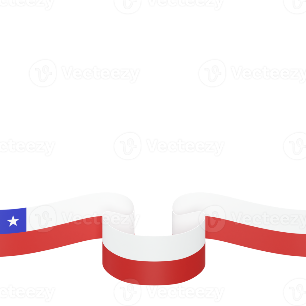 chile bandiera design nazionale indipendenza giorno bandiera elemento trasparente sfondo png