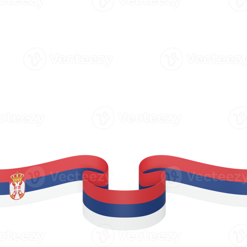 Servië vlag ontwerp nationaal onafhankelijkheid dag banier element transparant achtergrond PNG