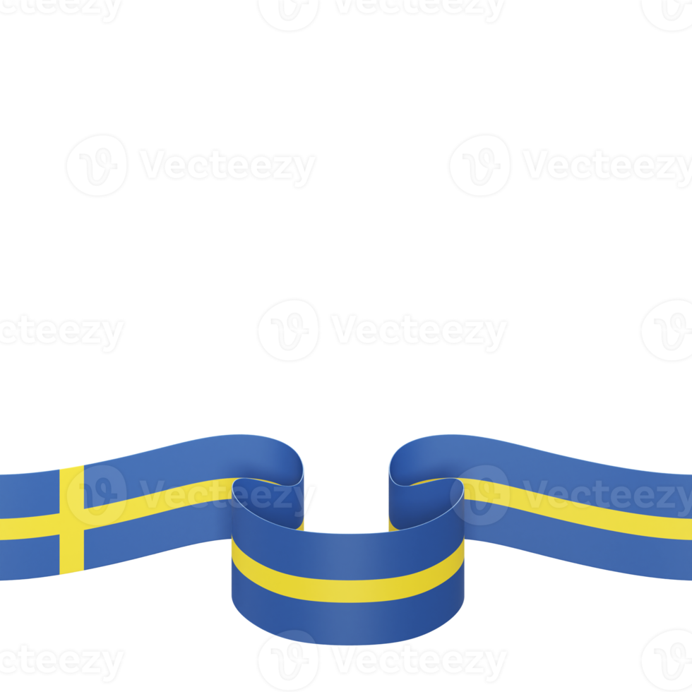 Sverige flagga design nationell oberoende dag baner element transparent bakgrund png