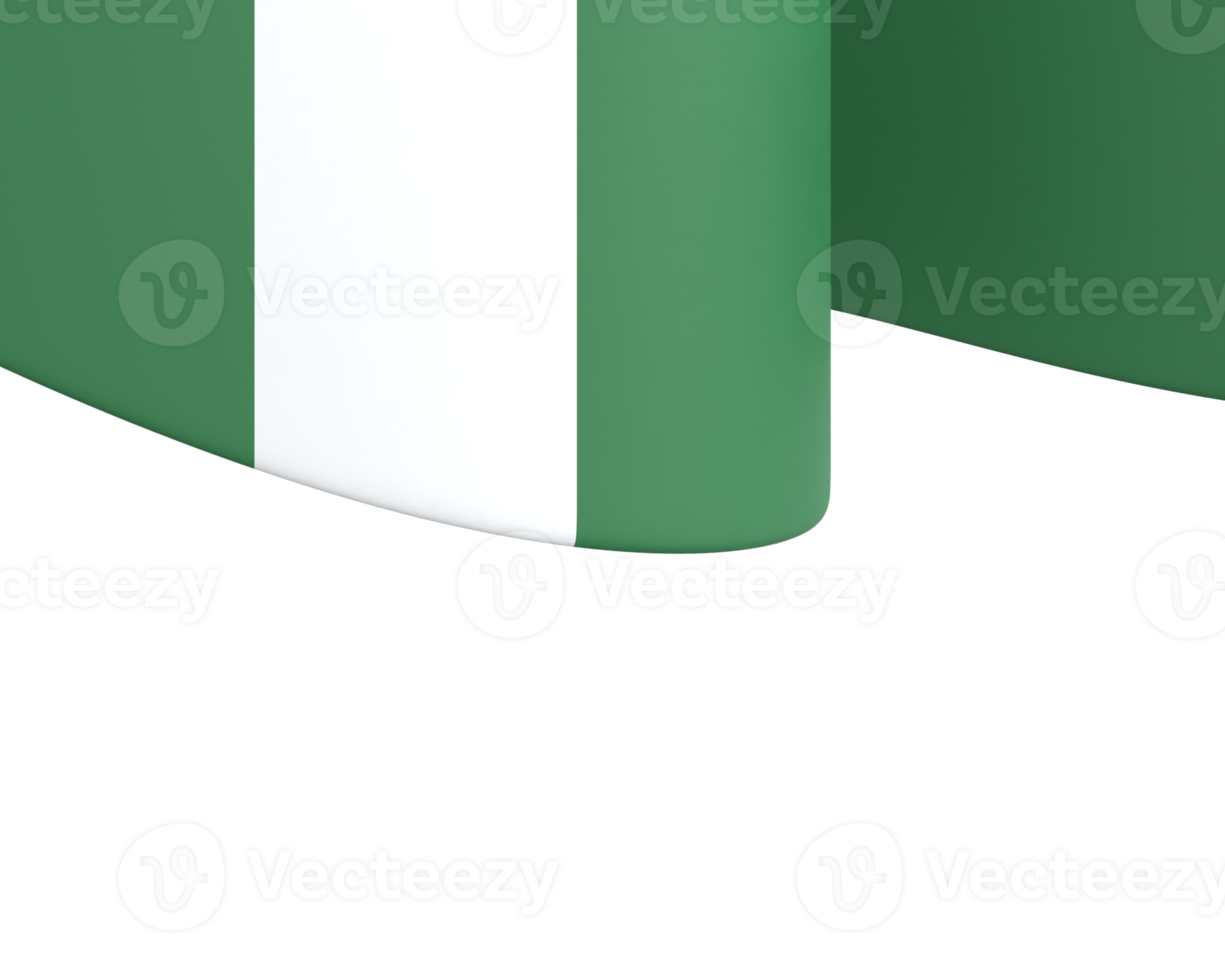 nigeria flagga design nationell oberoende dag baner element transparent bakgrund png