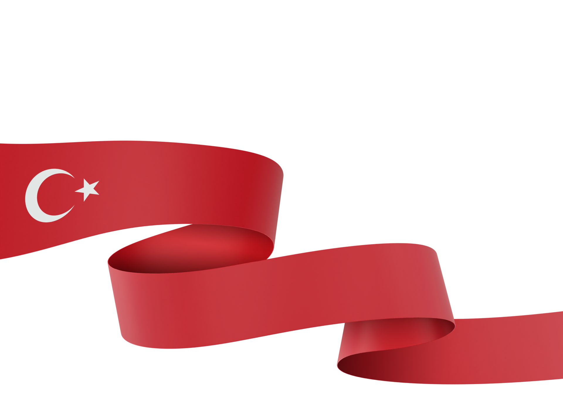 Turkey flag design national independence day banner element transparent background png 11346402 PNG