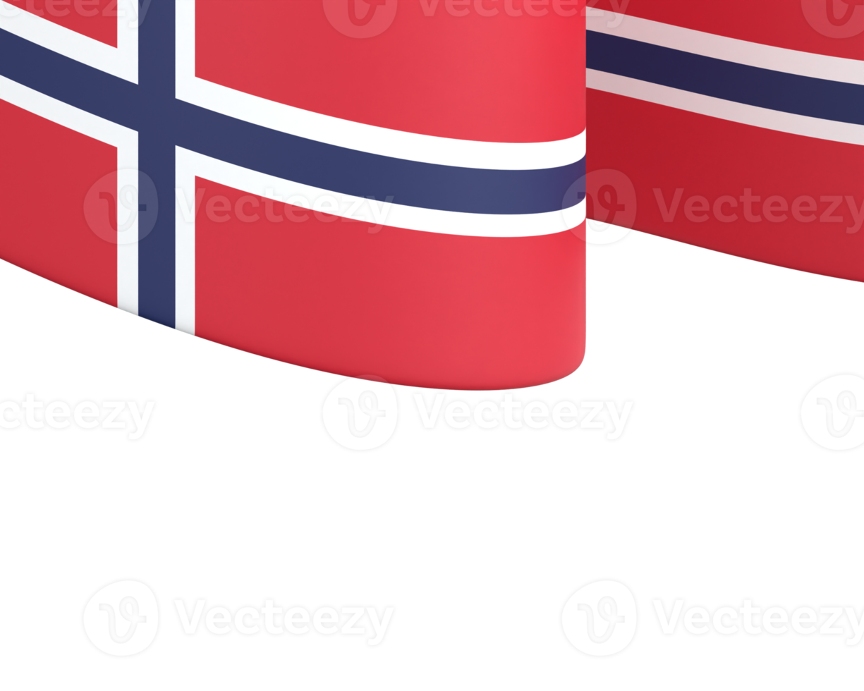 Norge flagga design nationell oberoende dag baner element transparent bakgrund png