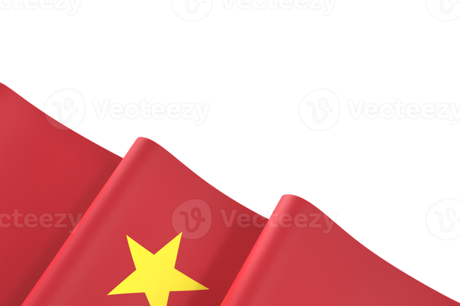 design de bandeira do vietnã elemento de banner do dia da independência nacional fundo transparente png