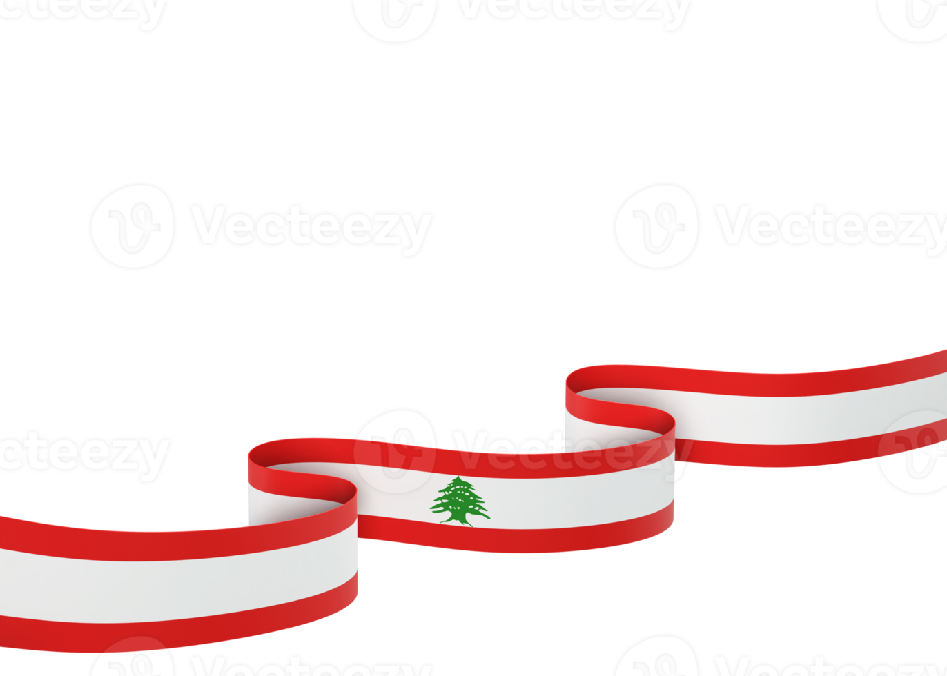 libanon flag design nationaler unabhängigkeitstag banner element transparenter hintergrund png