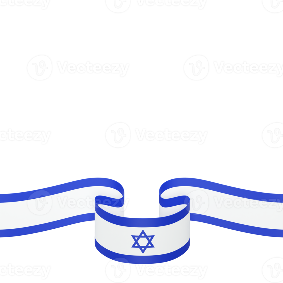 israel flag design nationaler unabhängigkeitstag banner element transparenter hintergrund png