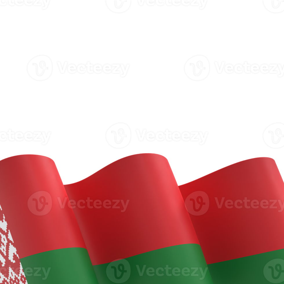 Belarus flag design national independence day banner element transparent background png