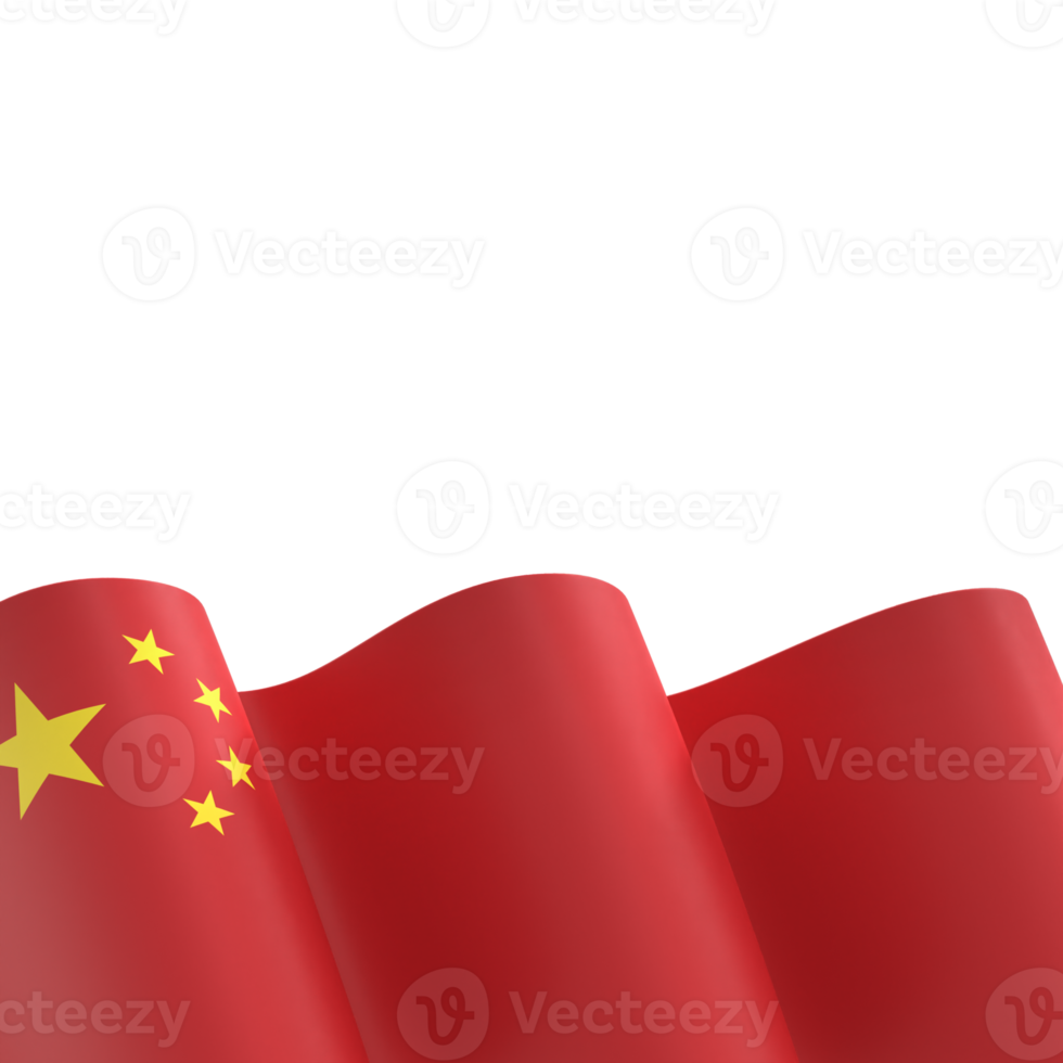 China flag design national independence day banner element transparent background png