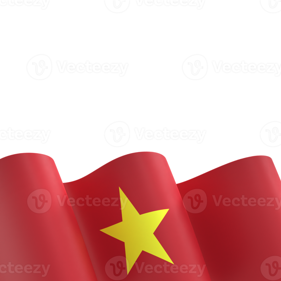 vietnam flagga design nationell oberoende dag baner element transparent bakgrund png