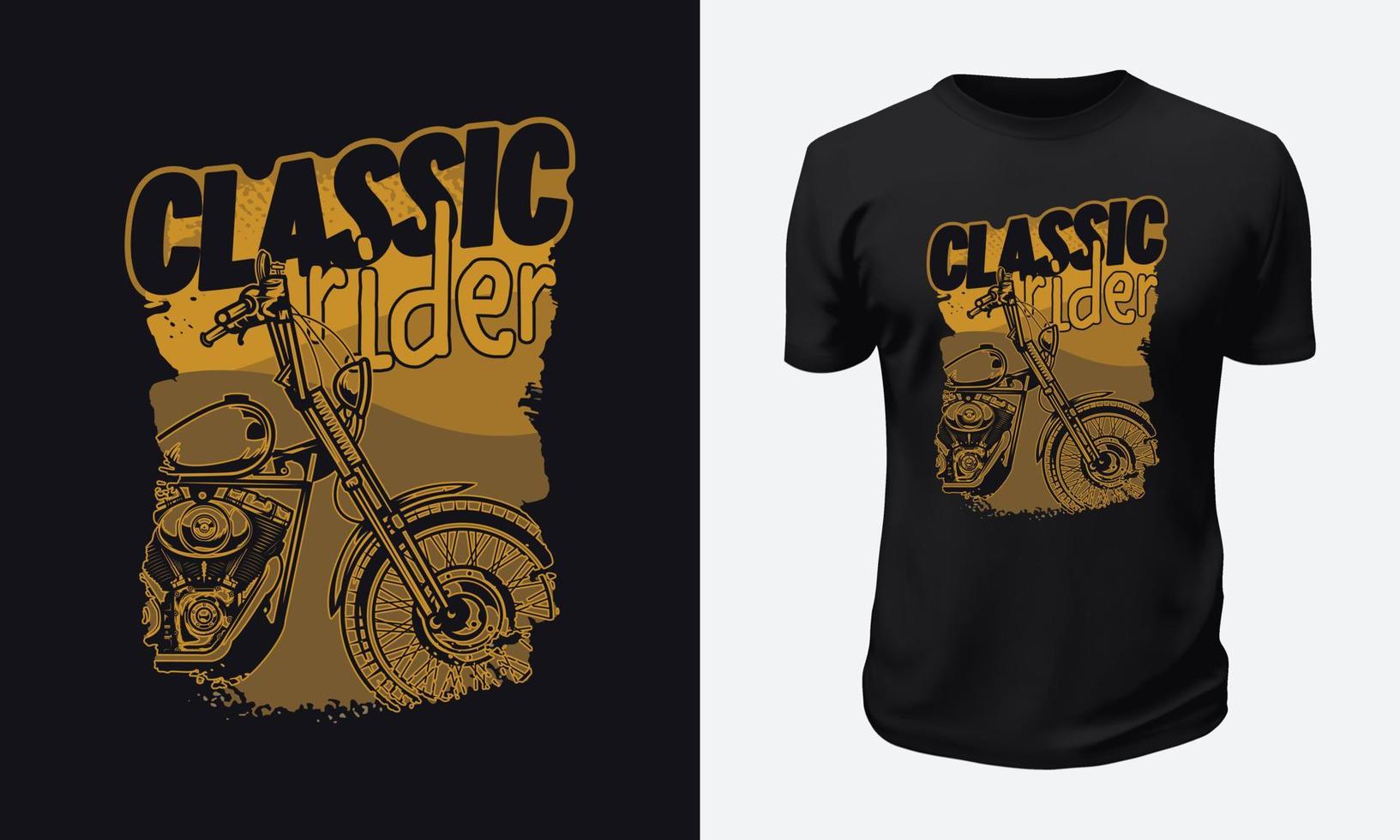 Motorcycle and Racing T shirt Design vector