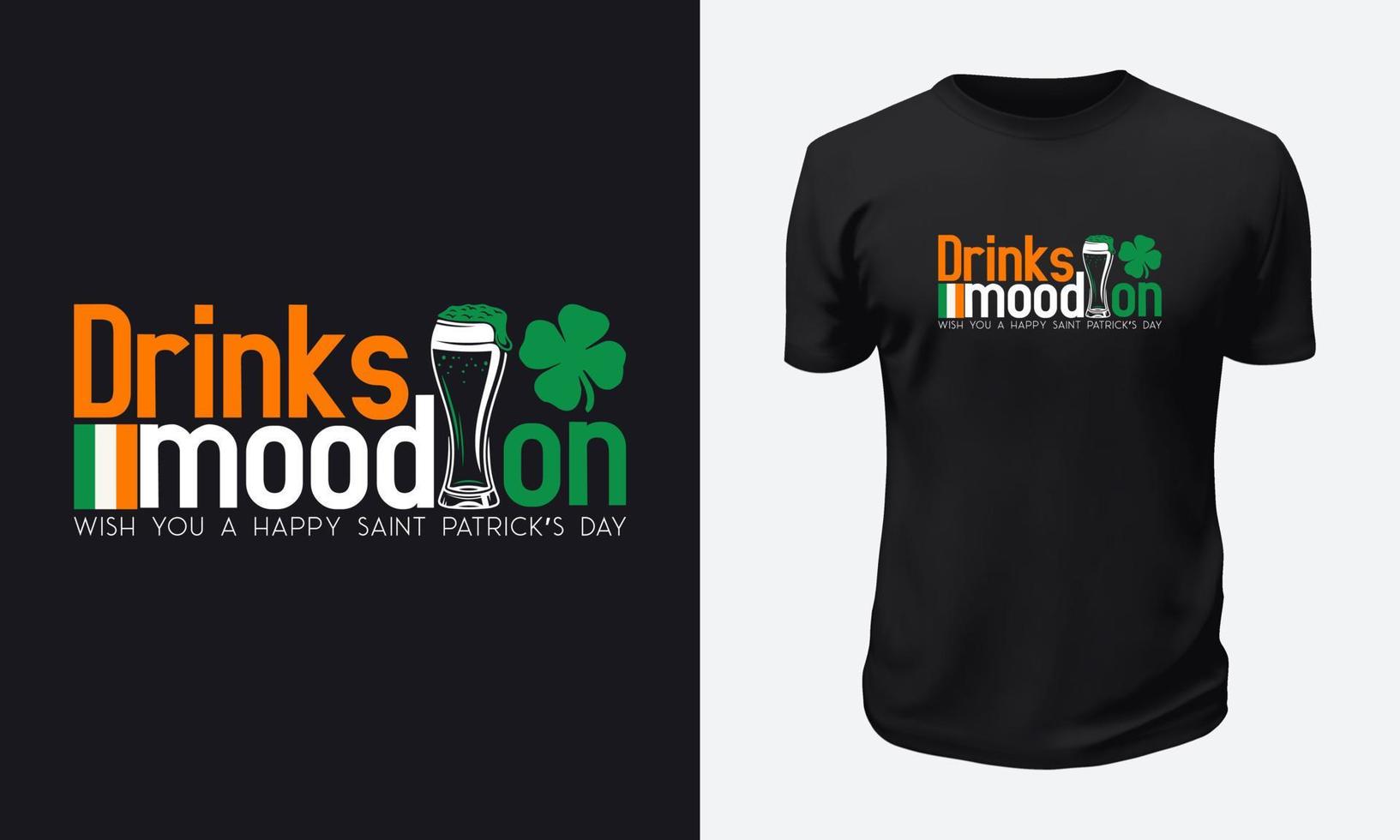 St. Patricks Day T shirt Design vector