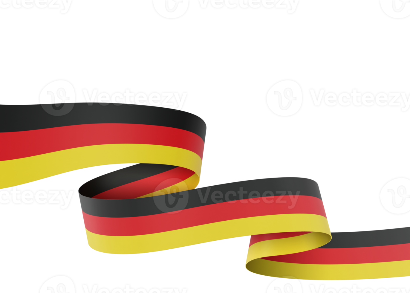 Germany flag design national independence day banner element transparent background png