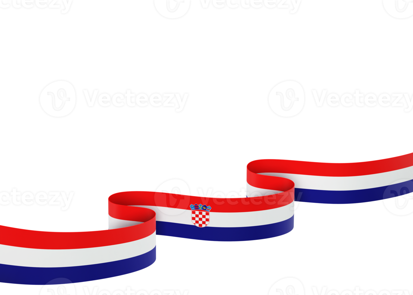 Kroatië vlag ontwerp nationaal onafhankelijkheid dag banier element transparant achtergrond PNG