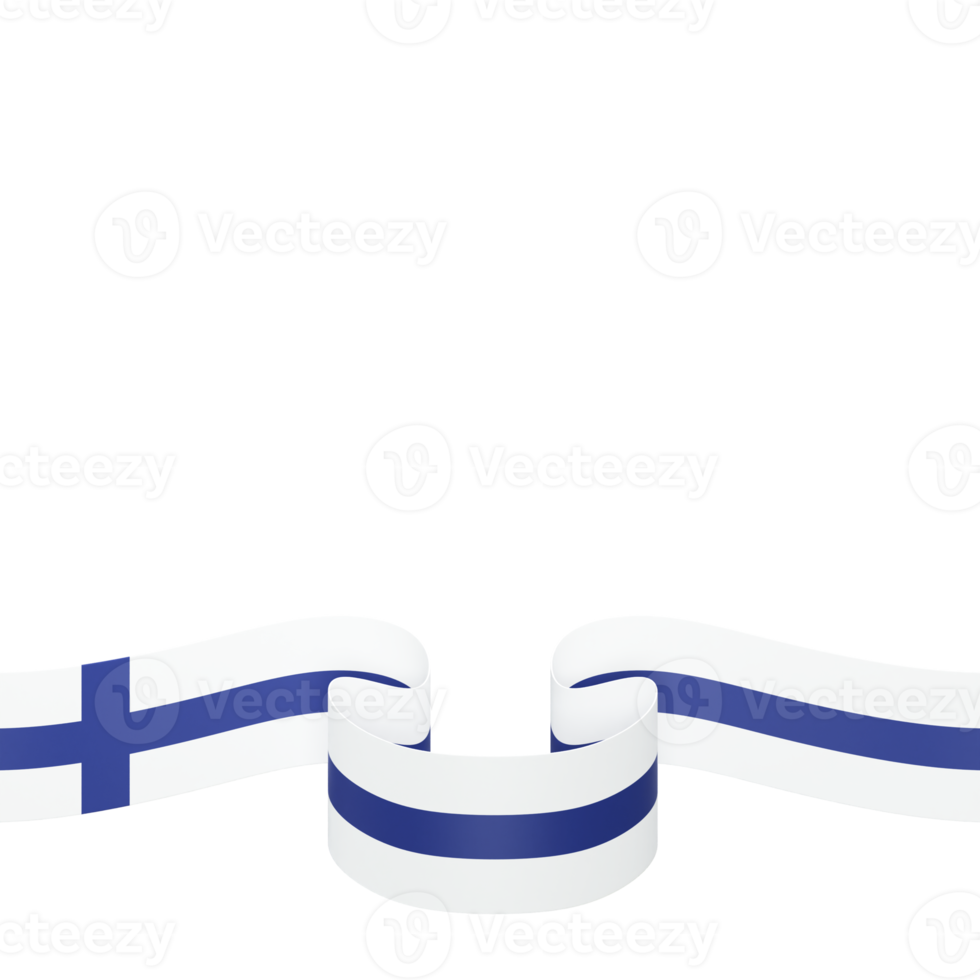 design de bandeira da finlândia elemento de banner do dia da independência nacional fundo transparente png