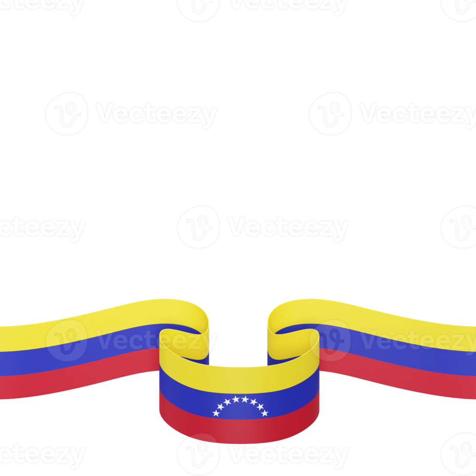 diseño de la bandera de venezuela elemento de la bandera del día de la independencia nacional fondo transparente png