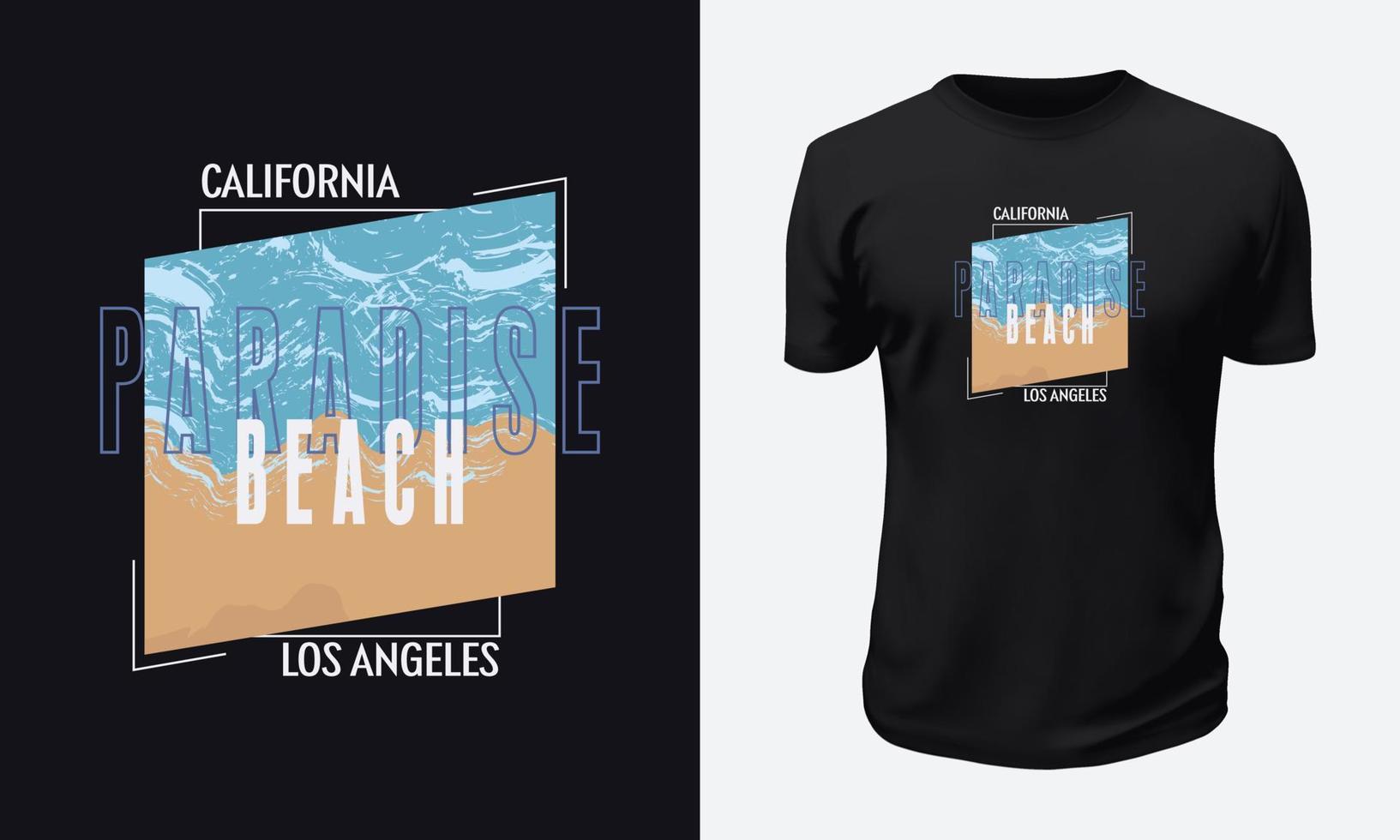 Summer and Beach T shirt Design vector