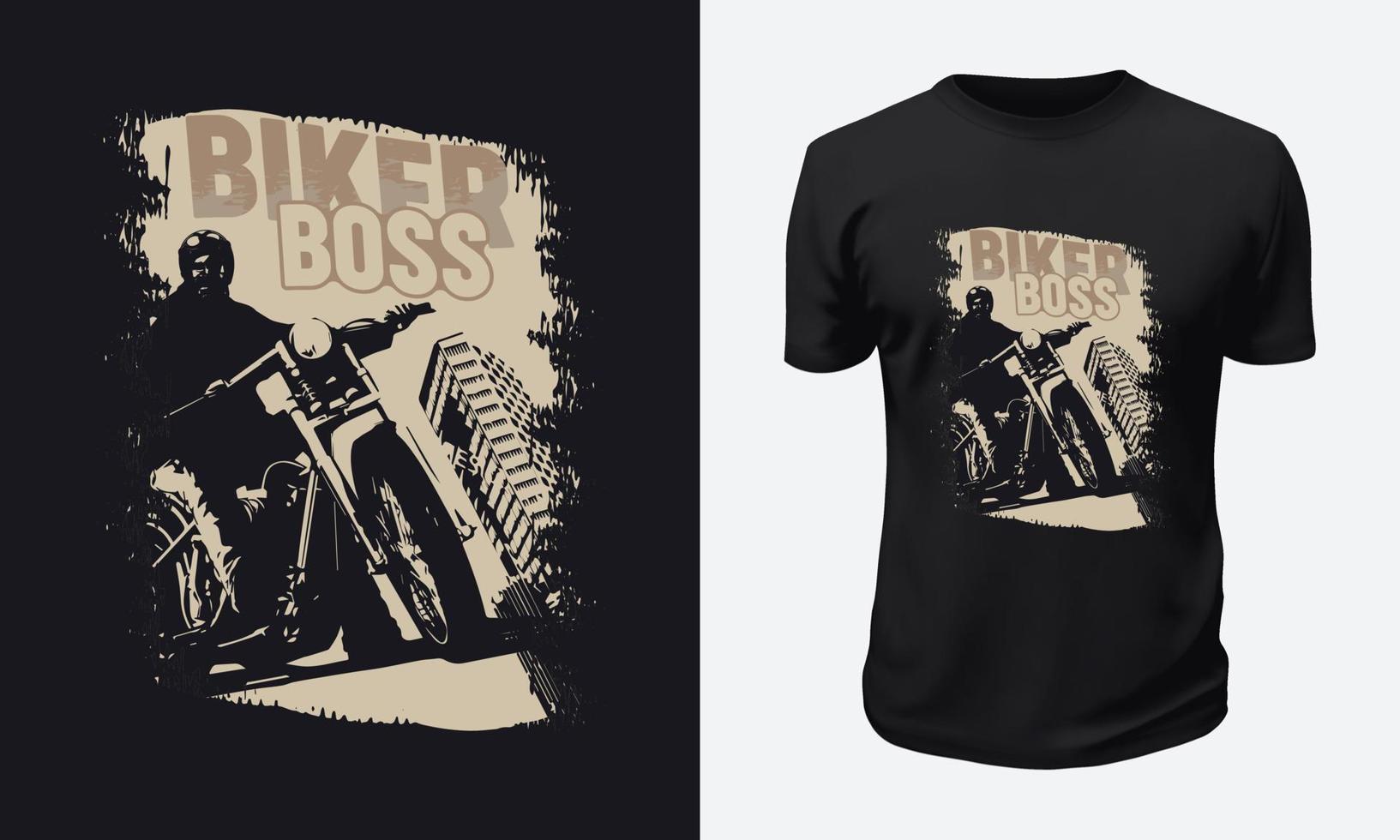 Motorcycle and Racing T shirt Design vector