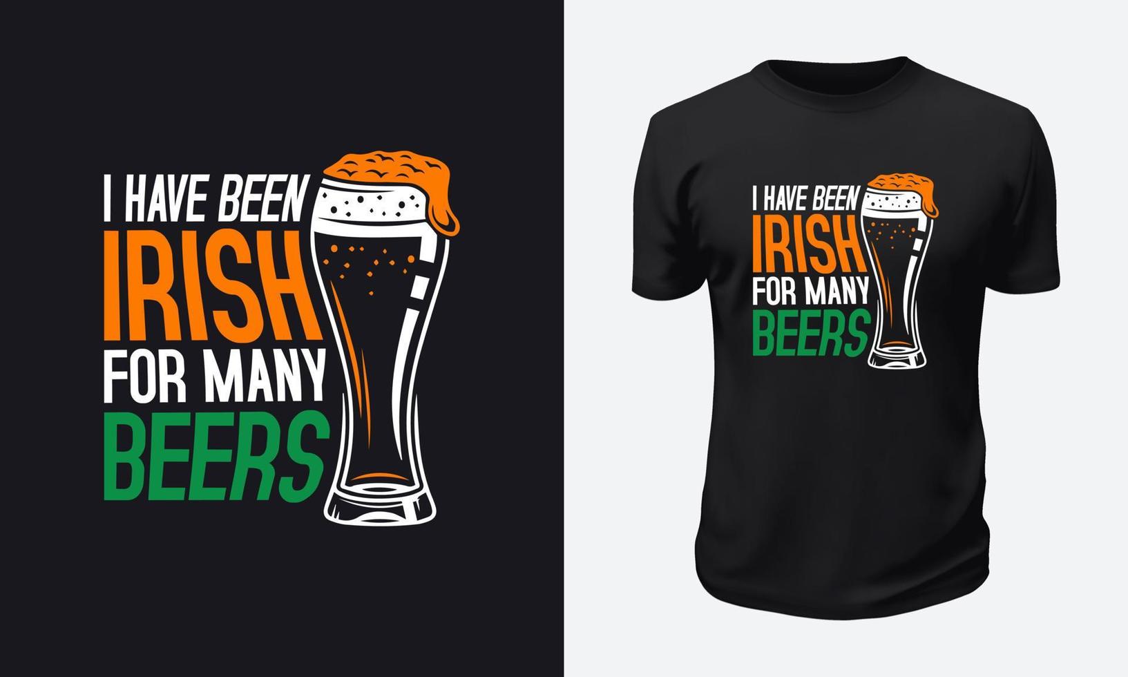 St. Patricks Day T shirt Design vector