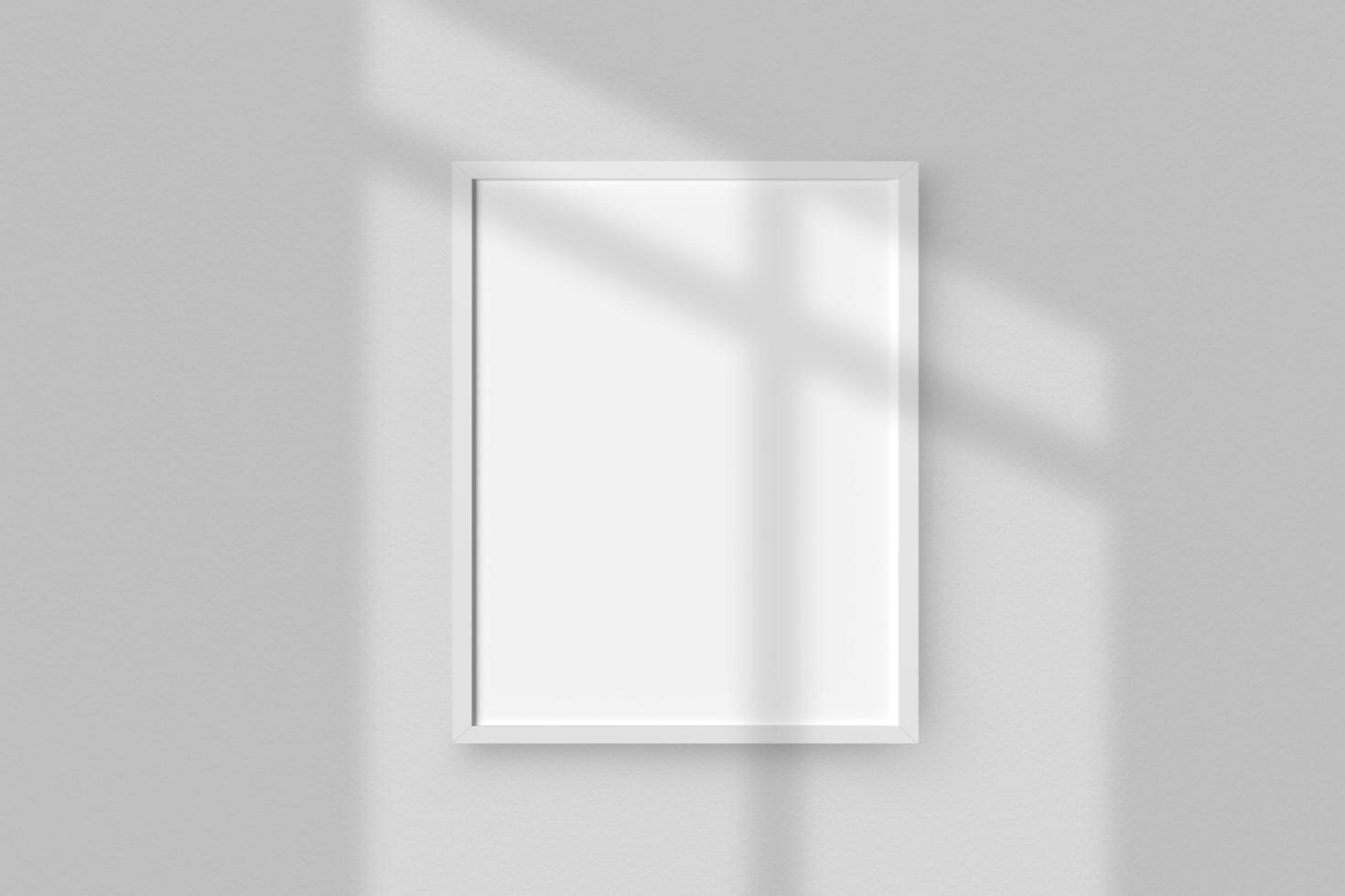Blank space Portrait Photo Frames isolated on white, realistic rectangle gray frames mockup. Empty framing for your design, picture, painting, poster, lettering or photo gallery with shadow overlay.
