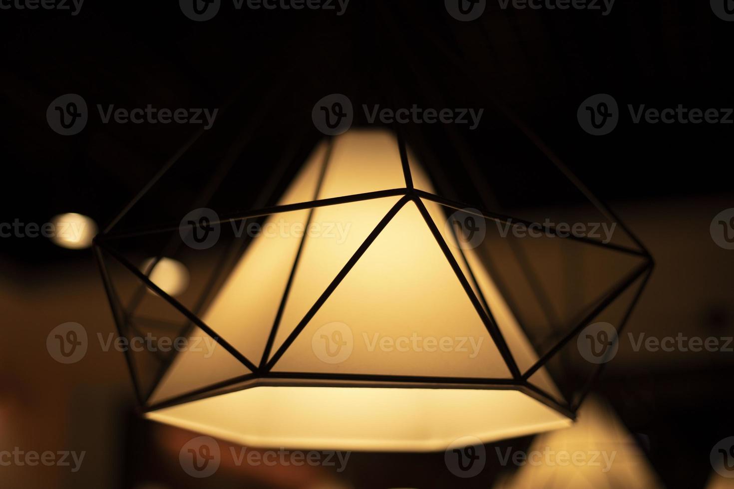 Interior light. Lamp with warm glow. photo