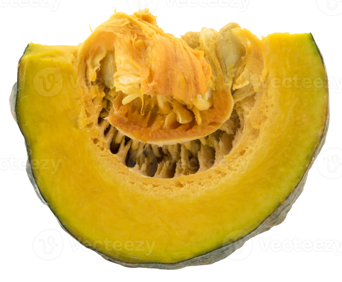 Raw thai pumpkin isolated png