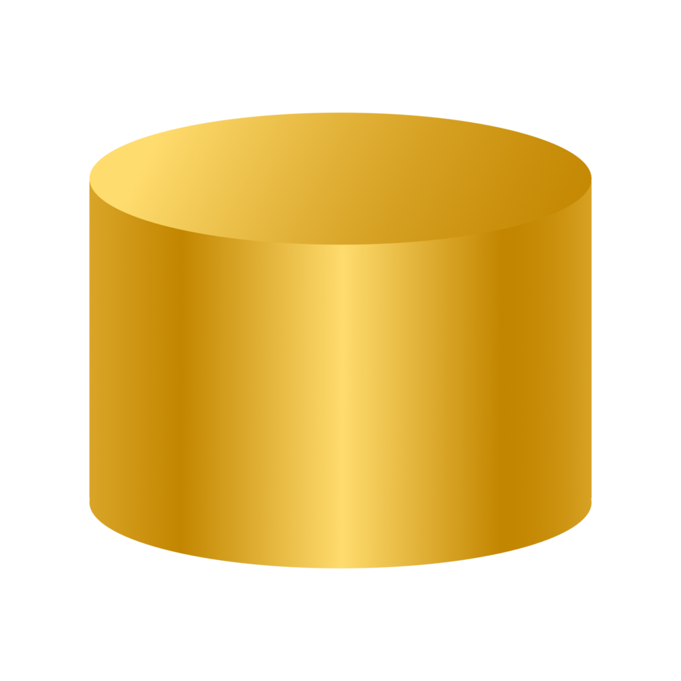 Golden mockup podium png