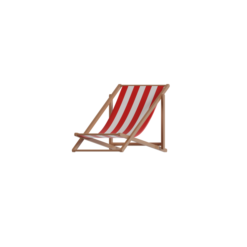 3d aislado icono de vacaciones de verano png