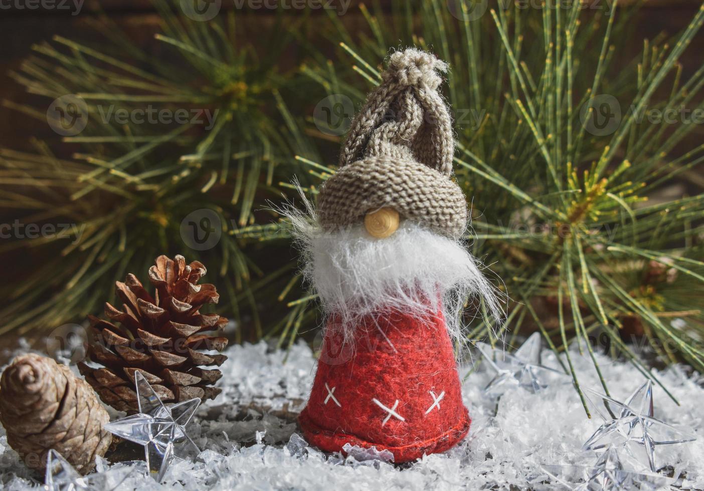 Gnome Christmas Decoration Background photo