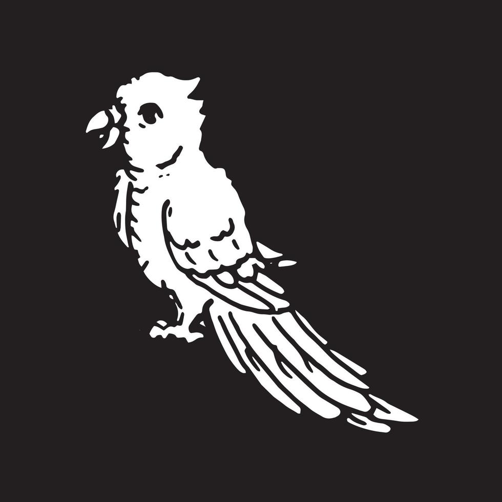 Coloring Parrot Illustrations  Vectors for coloring book