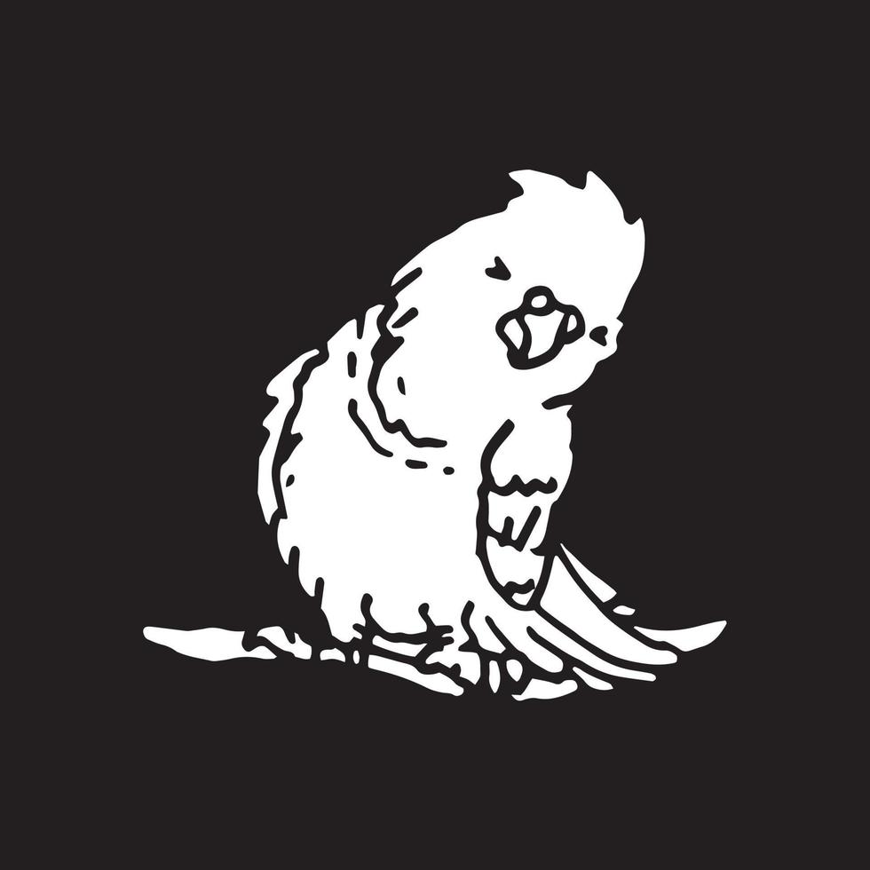 Coloring Parrot Illustrations  Vectors for coloring book