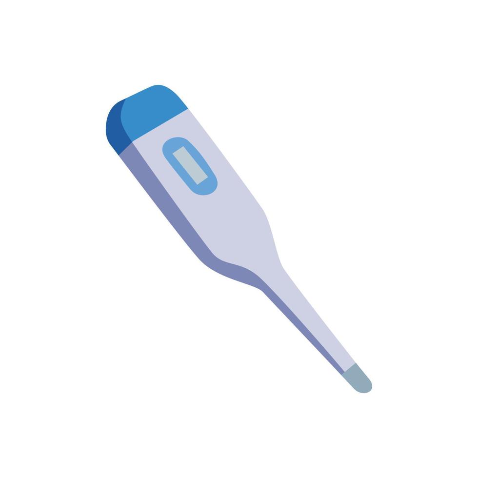Medical digital thermometer icon on a white background. thermometer symbol. flat style. vector