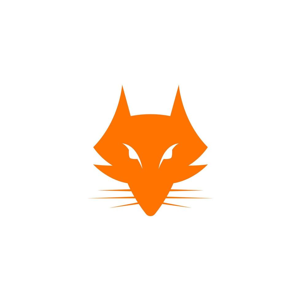 diseño de logotipo de icono de zorro vector