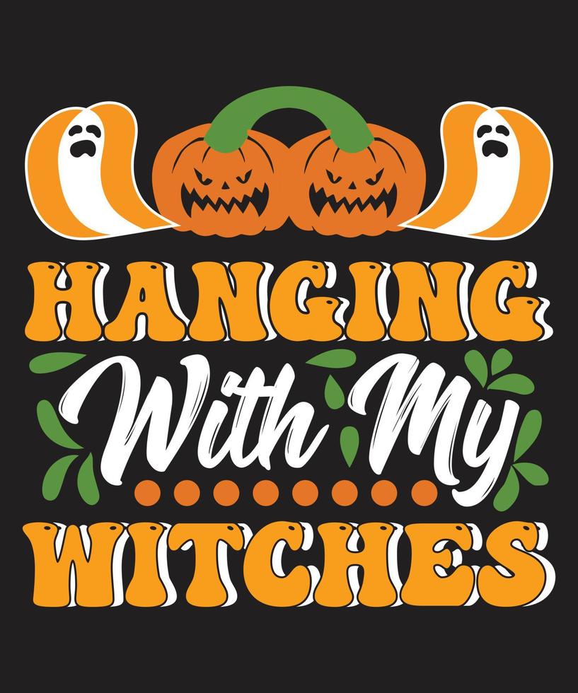 Halloween T-shirt Design vector