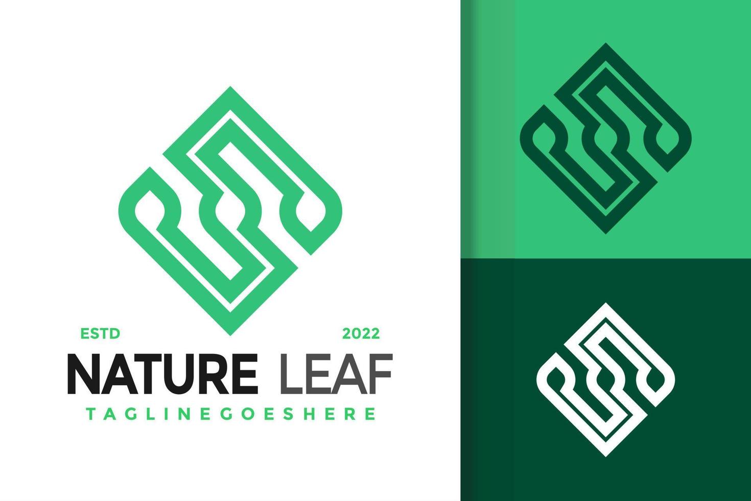 S Nature Leaf Logo Design, brand identity logos vector, modern logo, Logo Designs Vector Illustration Template