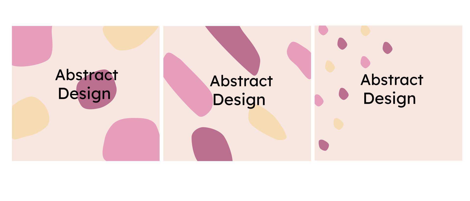 abstract cute design vector