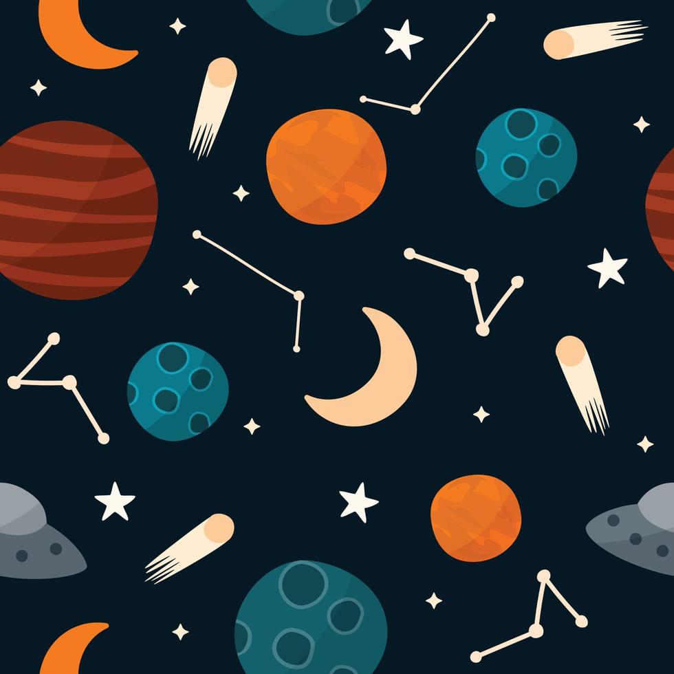 galaxy space pattern vector
