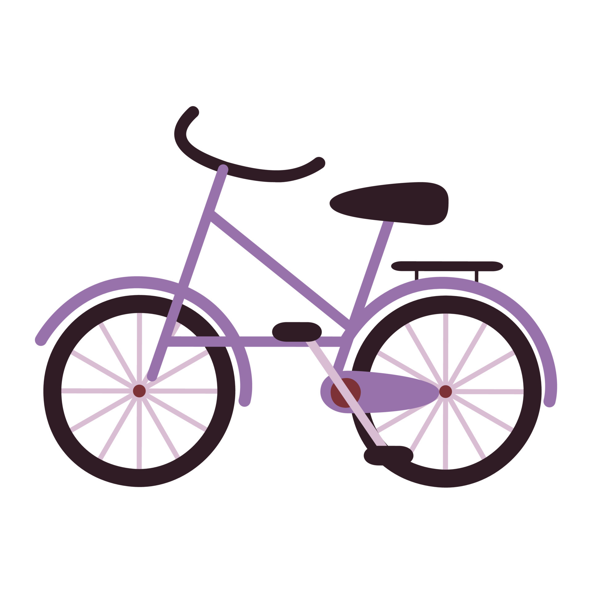 cartoon-violet-bike-11351687-vector-art-at-vecteezy