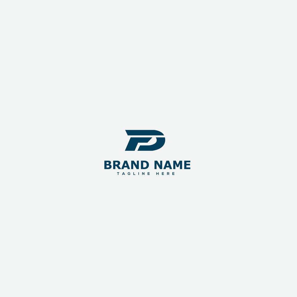 FD Logo Design Template Vector Graphic Branding Element