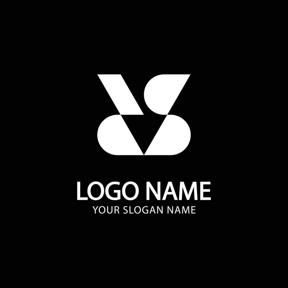 S Logo. DS Letter Design Vector