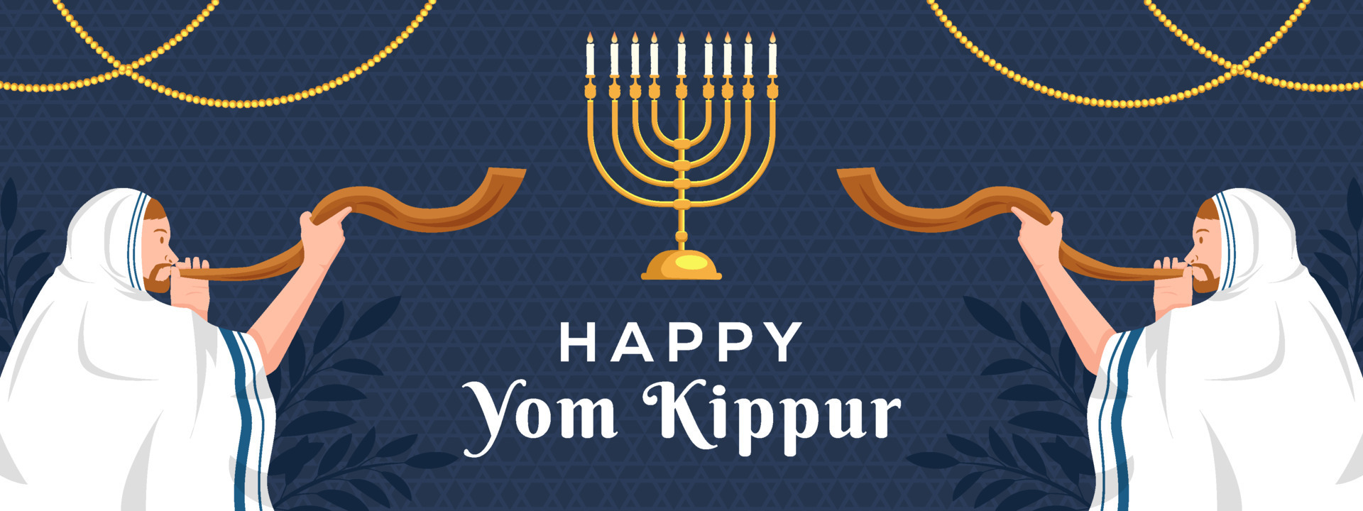yom kippur horizontal banner template illustration 11352061 Vector Art at Vecteezy