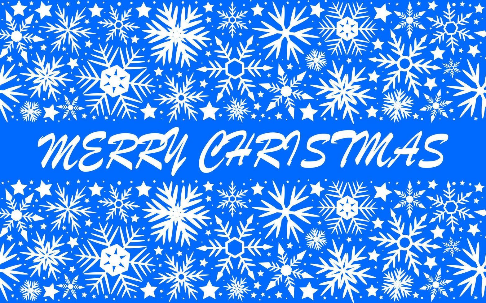 Snowflakes seamless pattern set for decoration of Christmas decor and design vector
