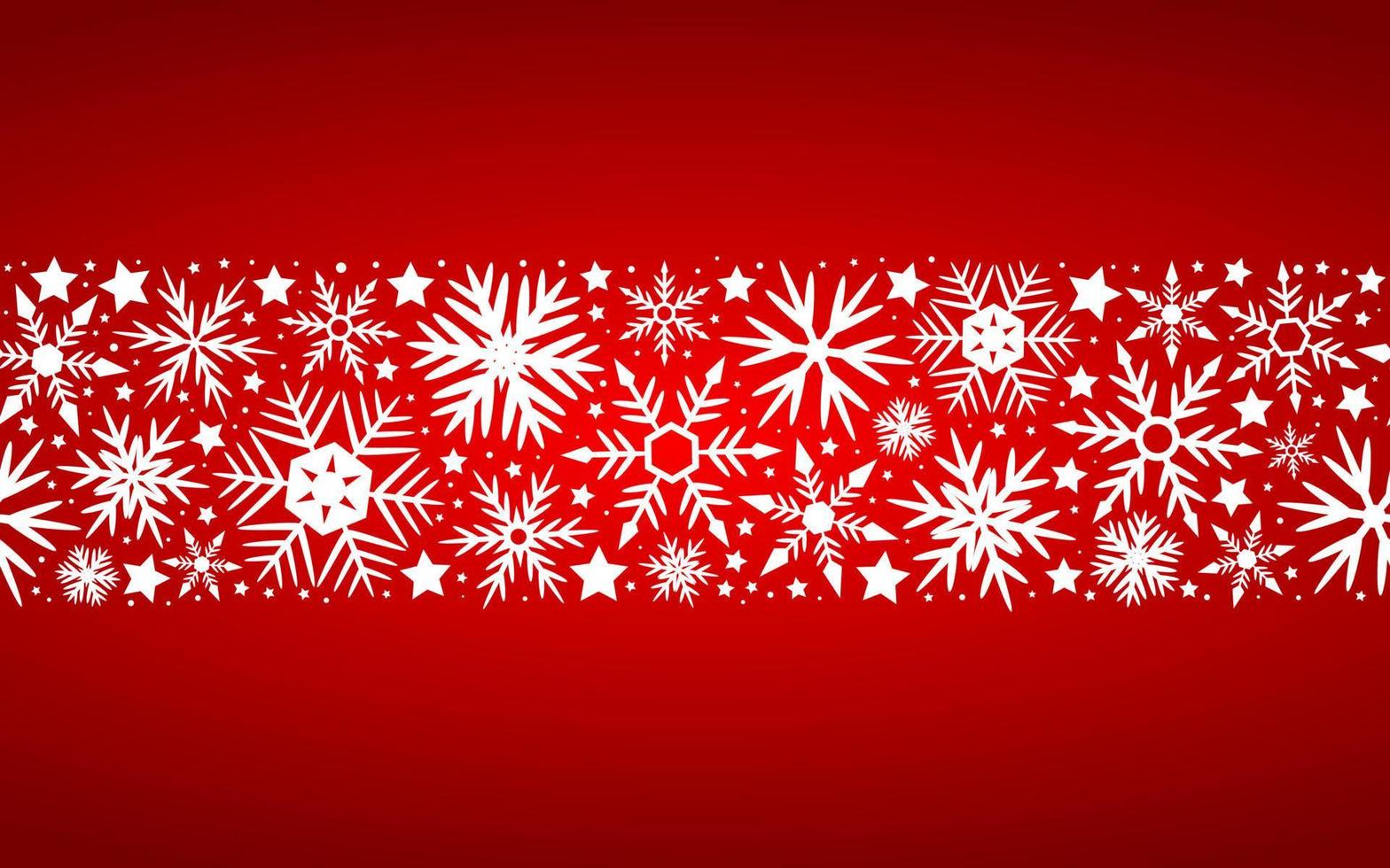 Snowflakes seamless pattern for decoration of Christmas decor and design vector