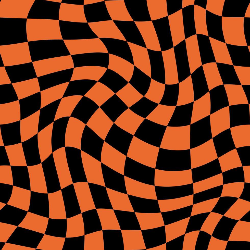 Seamless vector pattern with groovy psychedelic weaves.  Abstract weaves seamless vector pattern. Hippie background with waves, psychedelic groovy texture.